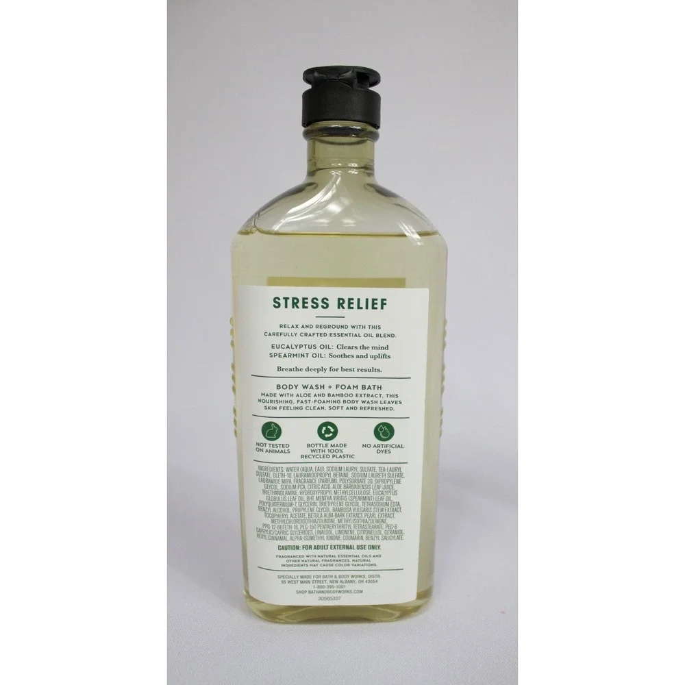 Bath & Body Works Eucalyptus Spearmint Set‎ Body Wash, Body Cream, Soap NEW